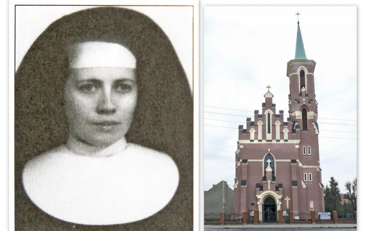 Siostra Bernarda (1950 r.) i kościół Najświętszej Maryi Panny Nieustającej Pomocy, który wspomina.
