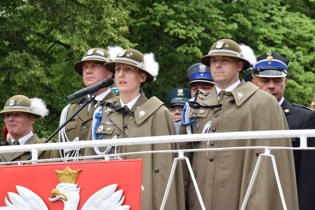 Ppłk Izabela Wlizło była m.in. dowódcą 22. Karpackiego Batalionu Piechoty Górskiej w Kłodzku.<br/>fot.ze zbiorów własnych