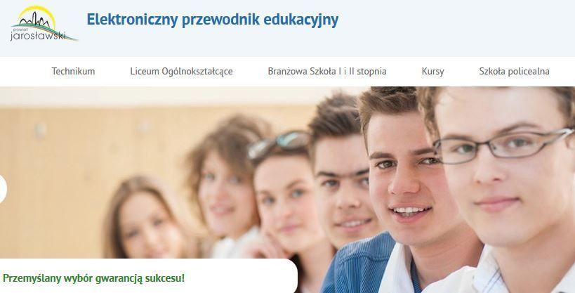 Elektroniczny Przewodnik Edukacyjny Powiatu Jarosławskiego pomoże znaleźć odpowiednią szkołę średnią.<br/>fot.ze zbiorów własnych