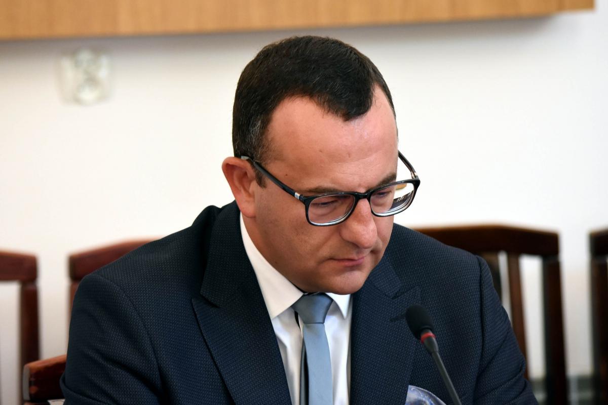 Wójt gminy Żurawica Tomasz Szeleszczuk.<br/>fot.Paweł Bugira