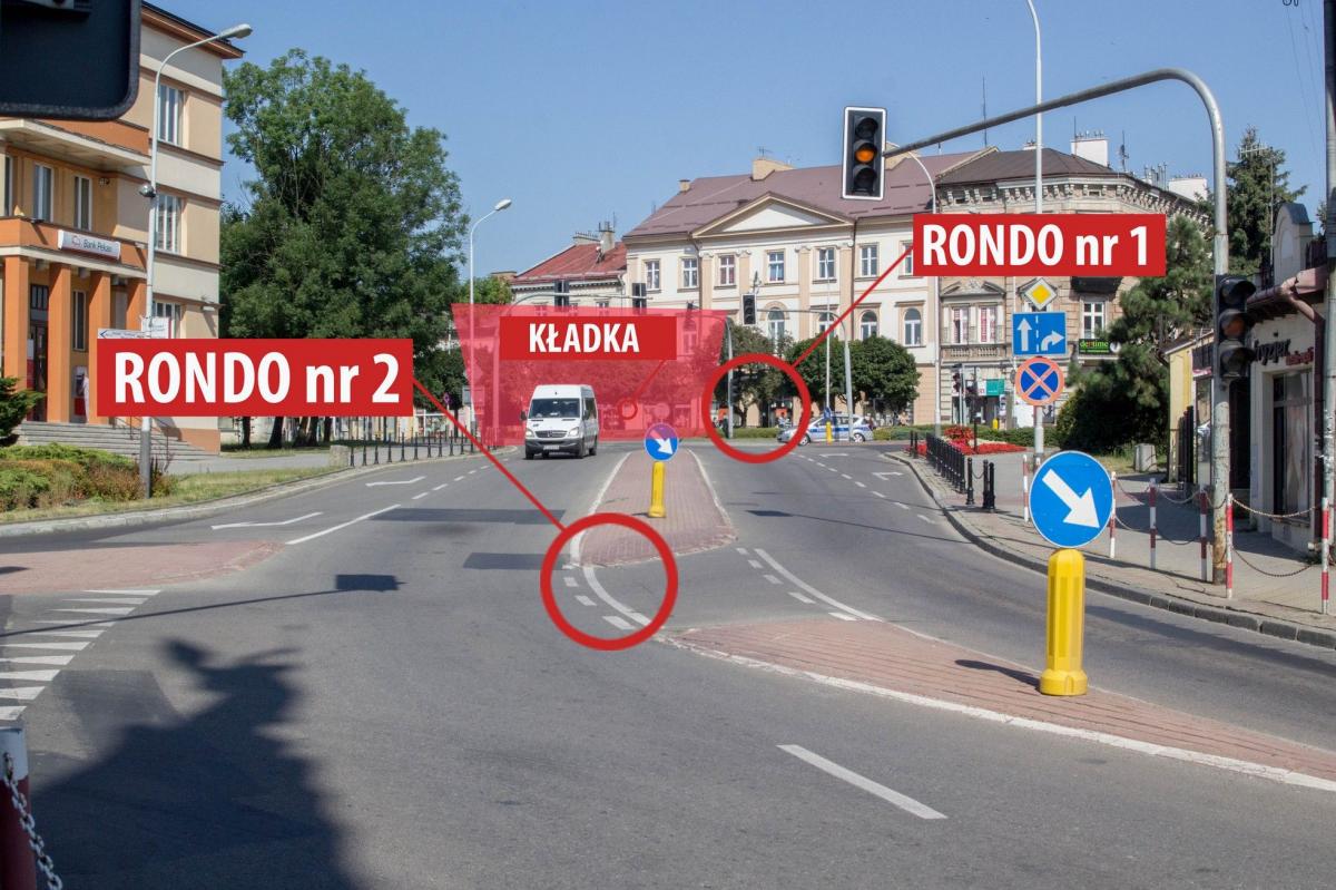 Przypominamy: w okolicach placu Mickiewicza mają powstać dwa ronda i kładka.fot.Bartłomiej Pacek