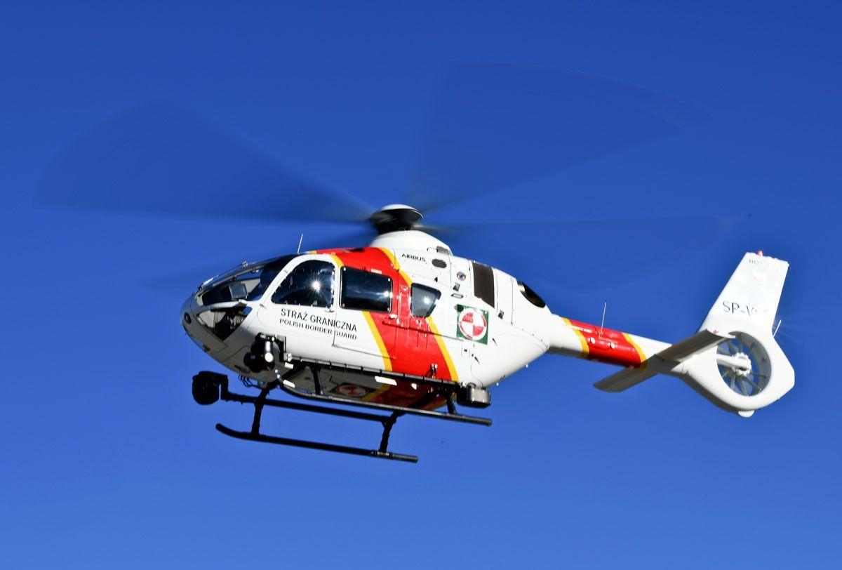 Załoga śmigłowca EC135/H3P będzie na co dzień wspierać funkcjonariuszy Bieszczadzkiego Oddziału Straży Granicznej, będąc ich „sokolim okiem”.<br/>fot.zbiory własne