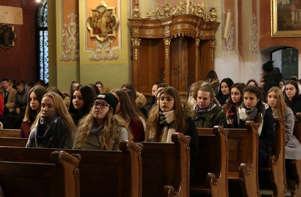 Obchody rozpoczęła msza św. odprawiona w jarosławskiej kolegiacie. <br/>fot.Starostwo Powiatowe w Jarosławiu