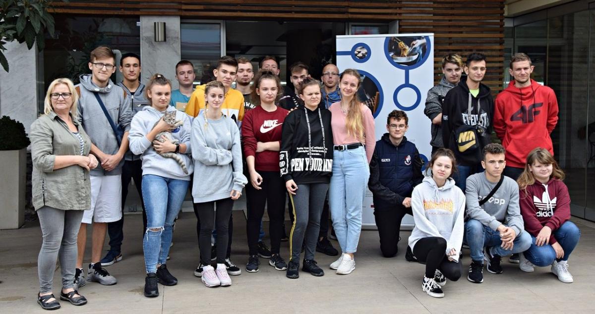 20-osobowa grupa wychowanków Specjalnego Ośrodka Szkolno-Wychowawczego nr 2 im. dra Janusza Korczaka w Przemyślu zdobyła w Helladzie wiele cennych doświadczeń.<br/>fot.ze zbiorów własnych