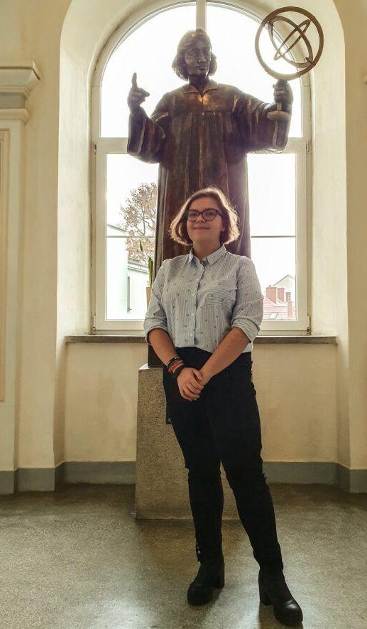 Justyna Homa otrzymała wyróżnienie I stopnia w ogólnopolskim konkursie pod hasłem „Mistrzowie i patrioci”.<br/>fot.Starostwo Powiatowe w Jarosławiu