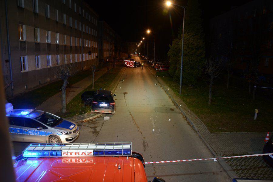Do tragicznego w skutkach zdarzenia doszło 18 listopada br. o g. 19.30 na ul. Jana Pawła II. <br/>fot.KPP Tarnobrzeg