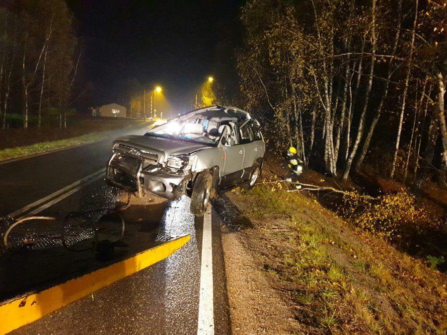 Powodem zdarzenia była utrata panowania nad pojazdem przez 73-letniego mężczyznę. <br/>fot.KPP Kolbuszowa
