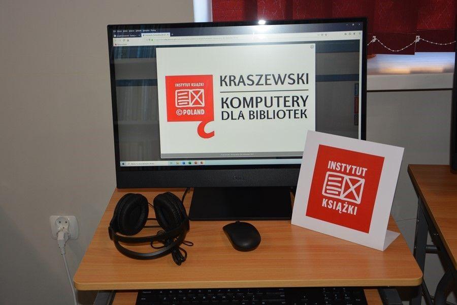 Trzy komputery stacjonarne nowoczesnej technologii trafiły do Biblioteki Publicznej Miasta i Gminy Sieniawa dzięki programowi „Kraszewski. Komputery dla bibliotek”.<br/>fot.ze zbiorów własnych