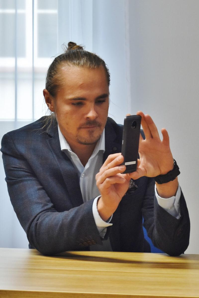 Maciej Wolański pracuje w urzędzie miejskim od kwietnia br. <br/>fot.Paweł Bugira