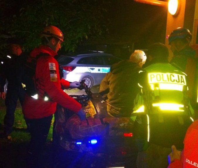 Poszukiwania 82-latka trwały kilka godzin.<br/>fot.KPP Brzozów