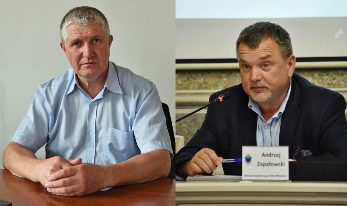 Wiceprzewodniczący rady miejskiej w Przemyślu Andrzej Zapałowski (z prawej) jest „jedynką” Konfederacji.
O mandat poselski powalczy też m.in. burmistrz Cieszanowa Zdzisław Zadworny.
<br/>fot.Paweł Bugira
