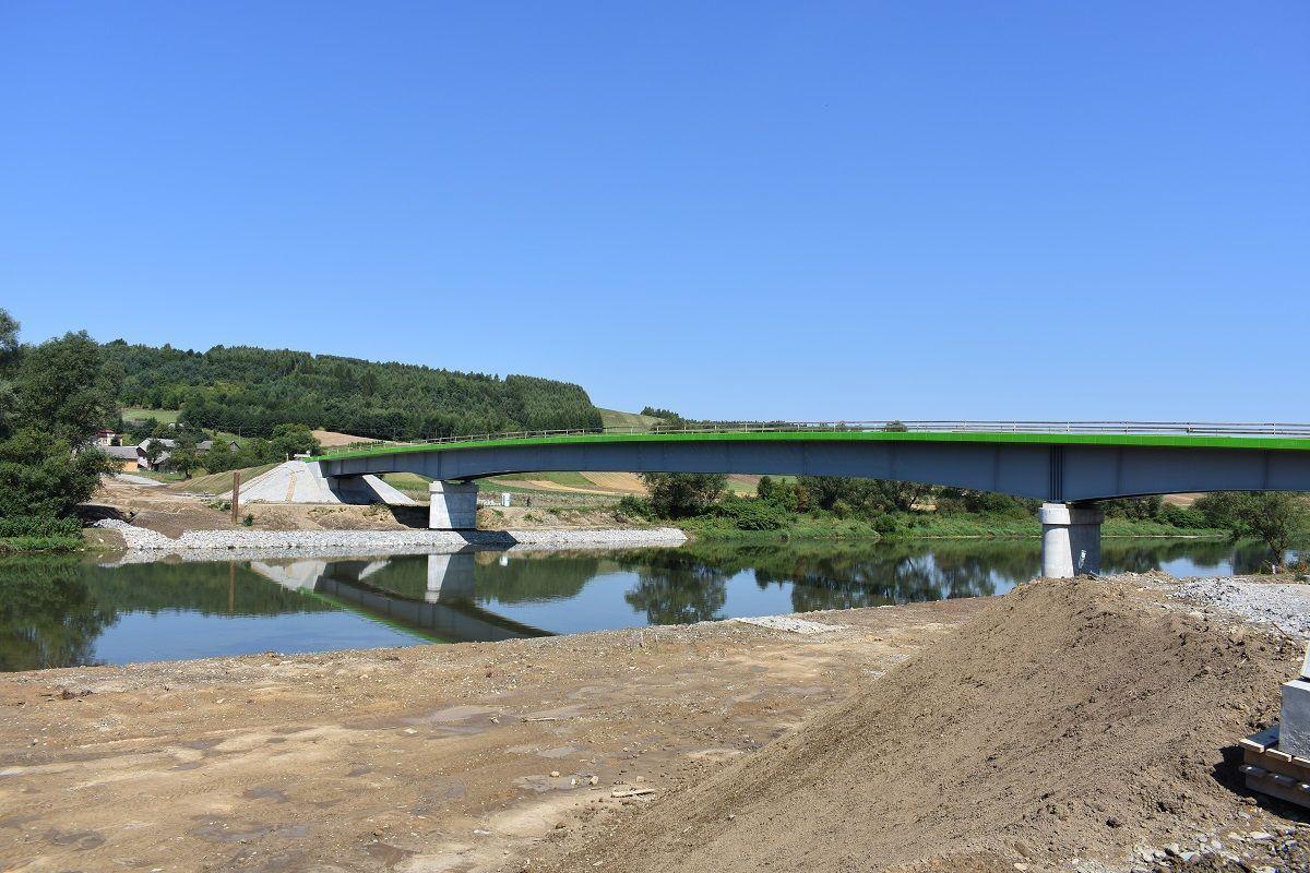 Most przez San jest już gotowy. Obecnie trwają prace „kosmetyczne” na przyległych terenach.<br/>fot.UG Dubiecko
