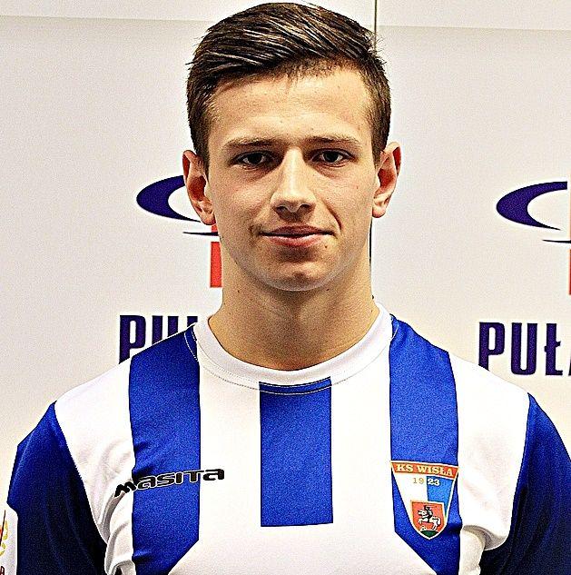 Łukasz Skrzypek (na zdjęciu w barwach Wisły Puławy) zdobył swoją drugą ligową bramkę dla Sokoła Sieniawa.<br/>fot.www.wisla.pulawy.pl
