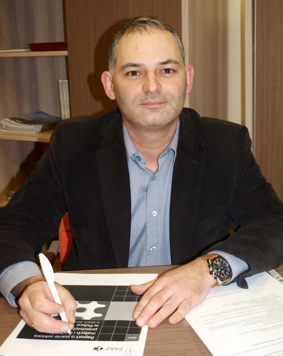 Piotr Pyszczuk przez ostatnie trzy lata był prokurentem spółki. Teraz został jej prezesem.<br/>fot.Mariusz Godos