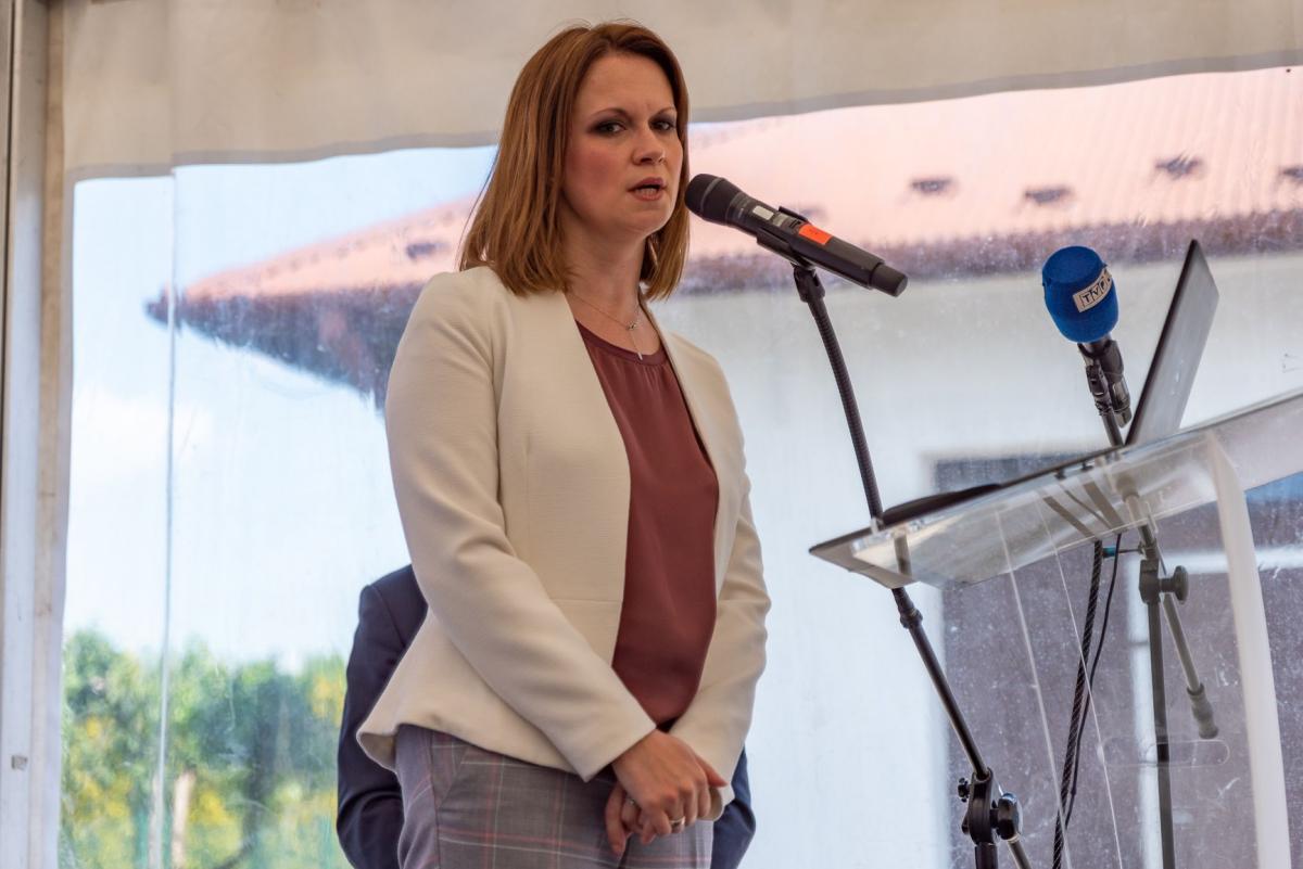 W utworzenie Gazowni w Lubaczowie bardzo zaangażowała się posłanka Anna Schmidt-Rodziewicz (Prawo i Sprawiedliwość).<br/>fot.Tomasz Mielnik