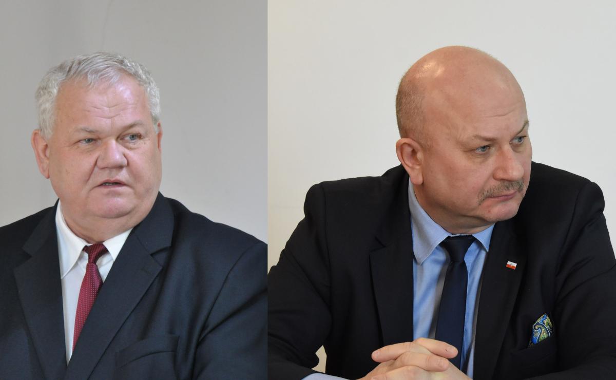 Józef Michalik (z lewej) uznał za niepokojące odwołanie drugiego dyrektora. – Szanuję i doceniam zasługi Stanisława Makary, ale nie było innego wyjścia – mówi Zenon Swatek (z prawej). <br/>fot.Paweł Bugira