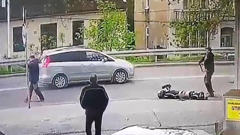 Kadr z nagrania z monitoringu