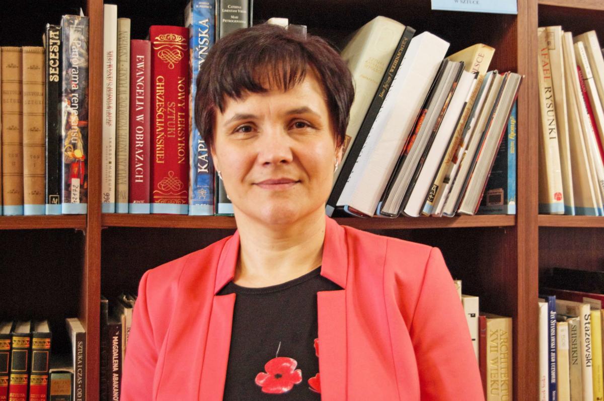 Katarzyna Bednarz-Soja w bibliotece pracuje od 21 lat. Nie wyobraża sobie innego zajęcia.

<br/>fot.Joanna Steblińska