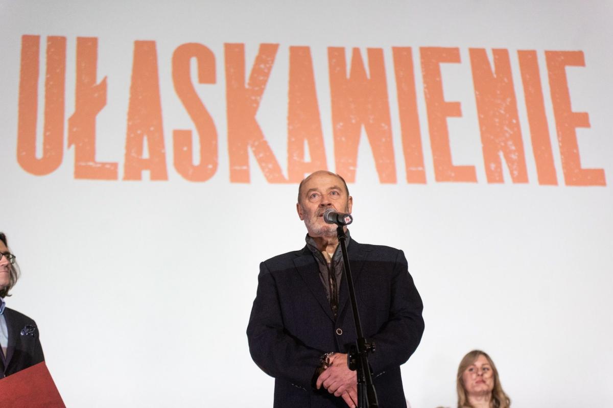 20 lutego br. w Rzeszowie odbyła się podkarpacka premiera Ułaskawienia. Na zdjęciu reżyser Jan Jakub Kolski.<br/>fot.Urząd Marszałkowski w Rzeszowie