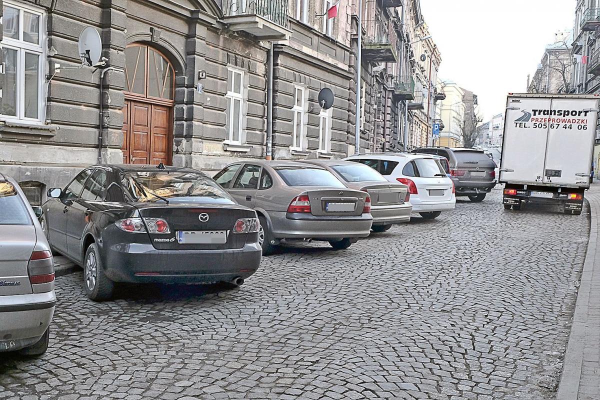 Ulica Smolki 7 lutego, około o godziny 16.<br/>fot.Jacek Szwic