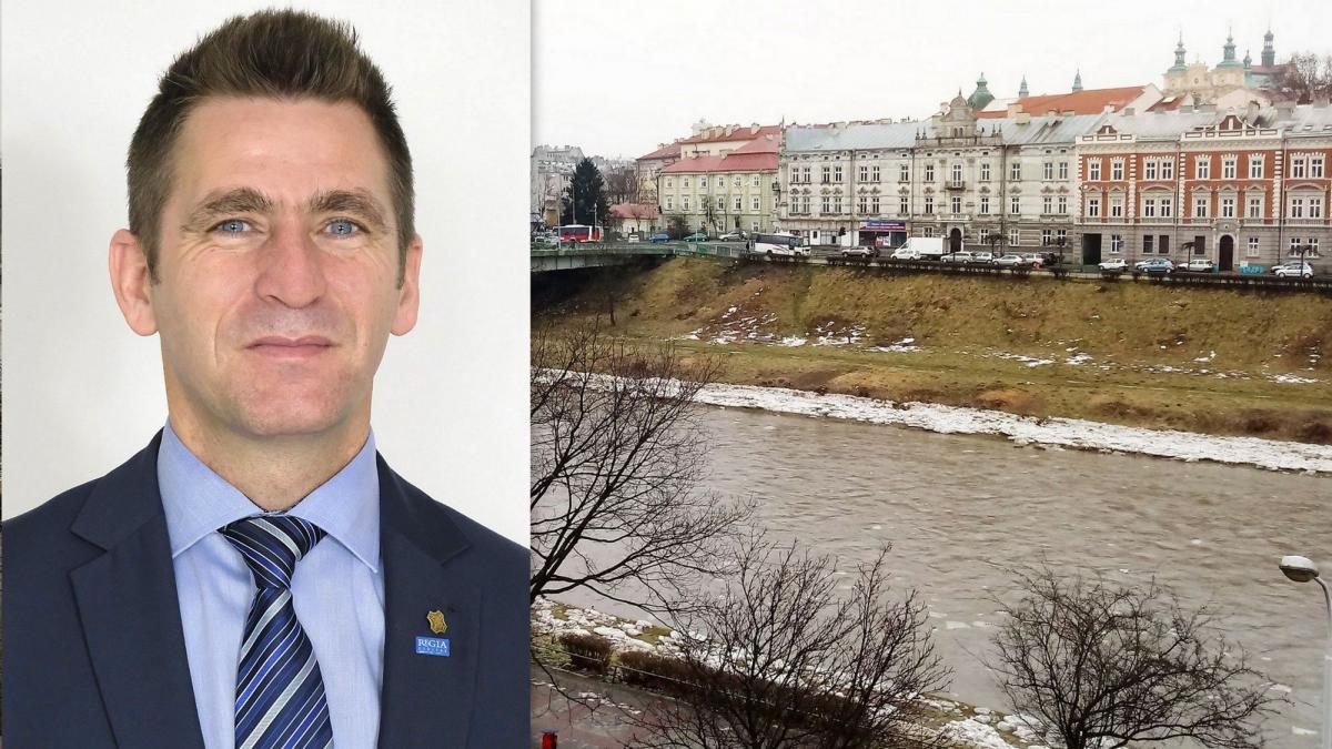 Interpelację w sprawie nielegalnego wysypiska śmieci za wschodnią granicą złożył radny Dariusz Lasek (Regia Civitas). Czy chemikalia podtruwają San?<br/>fot.Jacek Szwic