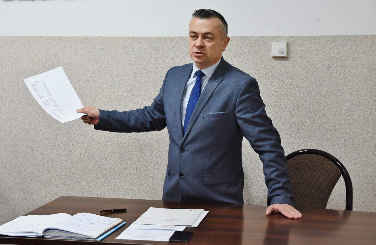 Wójt Mariusz Śnieżek.<br/>fot.Paweł Bugira