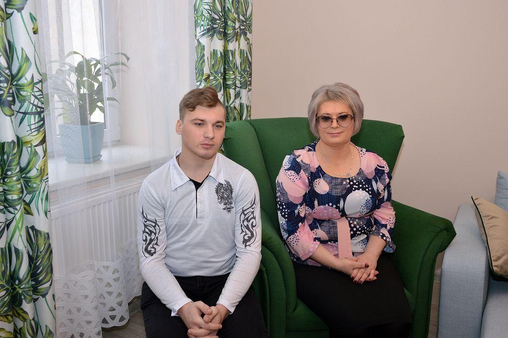 Pani Tatiana Kowalewska wraz z synem Krystianem od długiego czasu starali się o powrót do Polski.<br/>fot.UM Przemyśl