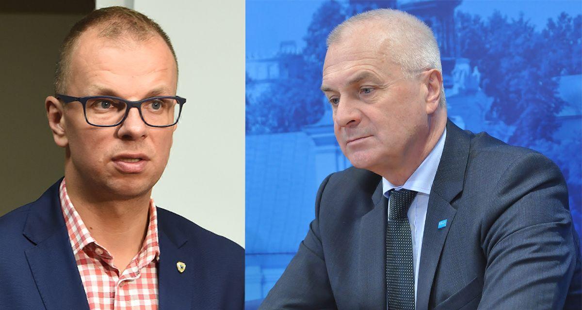 Wojciech Bakun (z lewej) i Robert Choma.<br/>fot.Paweł Bugira