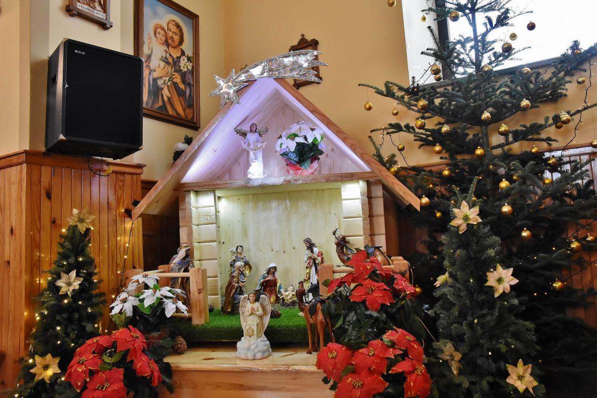 Szopka w Witoszyńcach jest dziękczynieniem za zdrowie. <br/>fot.Paweł Bugira