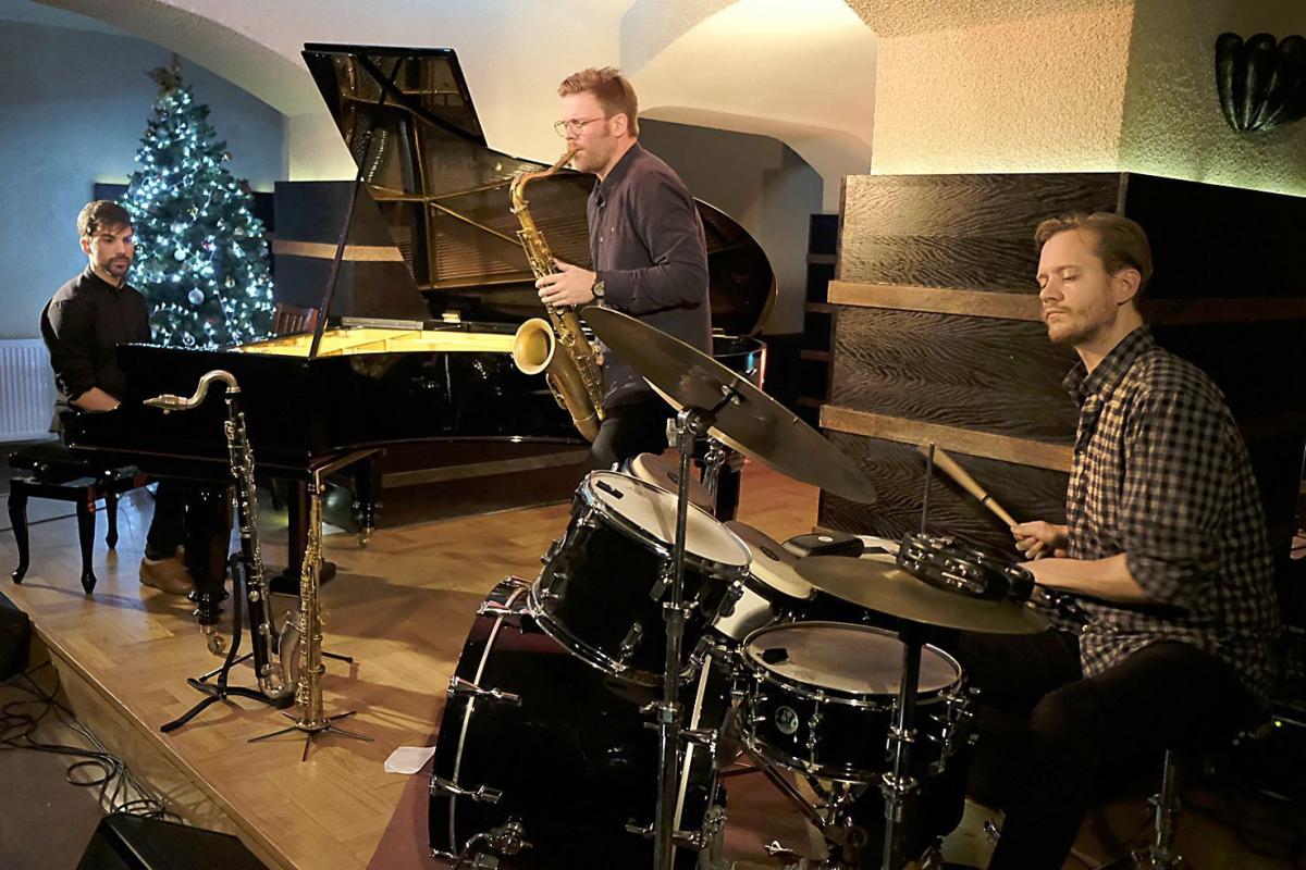 Norweski zespół „Jonas Cambien Trio” pokazał, co to prawdziwy jazz.<br/>fot.Jacek Szwic