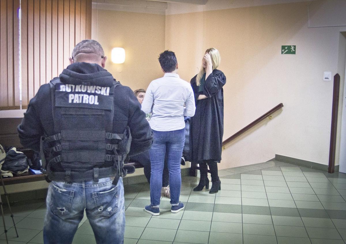 Podczas rozprawy obecni byli ludzie detektywa Rutkowskiego.<br/>fot.Bartłomiej Pacek
