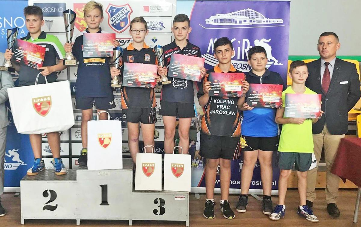 Jarosławska ekipa podczas pierwszego turnieju Grand Prix Polski w Krośnie.