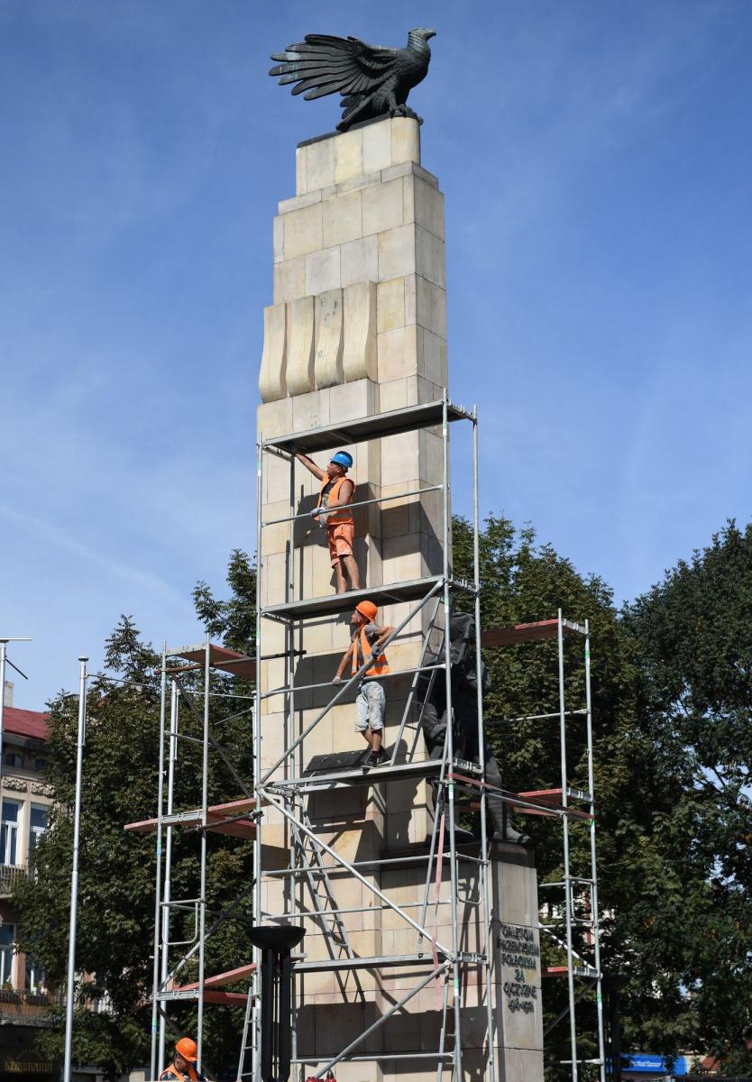 Renowacja pomnik zakończy się przed 11 listopada br.<br/>fot.zbiory własne