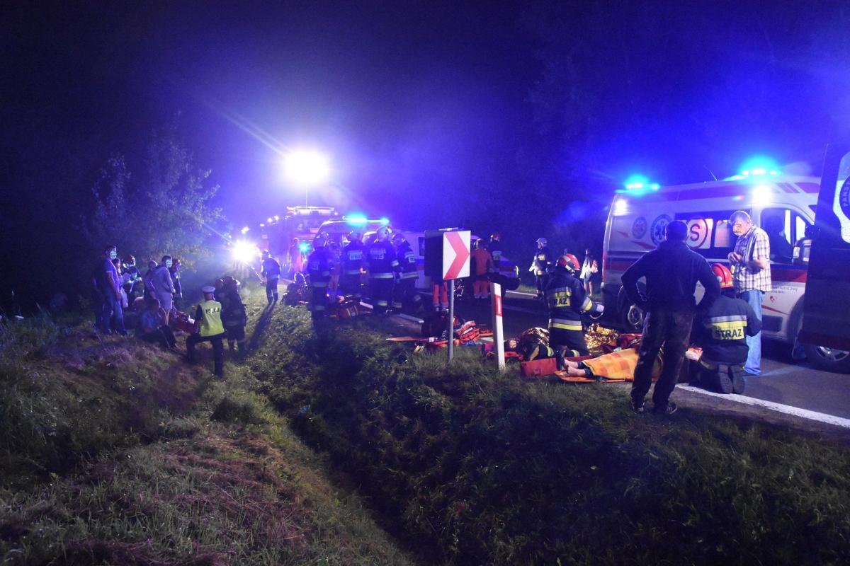 Rozmiary wypadku były tak duże, że kierowca usłyszał zarzut umyślnego spowodowania katastrofy w ruchu lądowym ze skutkiem śmiertelnym.<br/>fot.Paweł Bugira