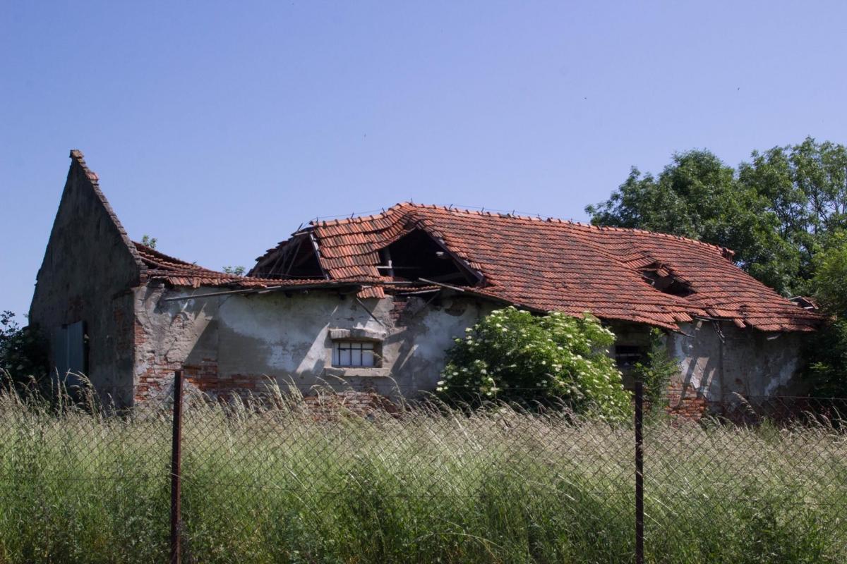 Posesja jest zarośnięta, a budynek uszkodzony. Mieszkańcy obawiają się, że wszystko zakończy się tragedią.<br/>fot.Bartłomiej Pacek