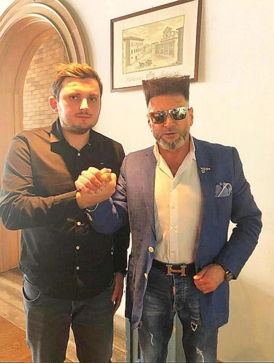 Michał Jucha i detektyw Krzysztof Rutkowski po nagraniu w TV. Obaj wierzą, że sprawca wkrótce zostanie złapany.<br/>fot.www.patriota24.net