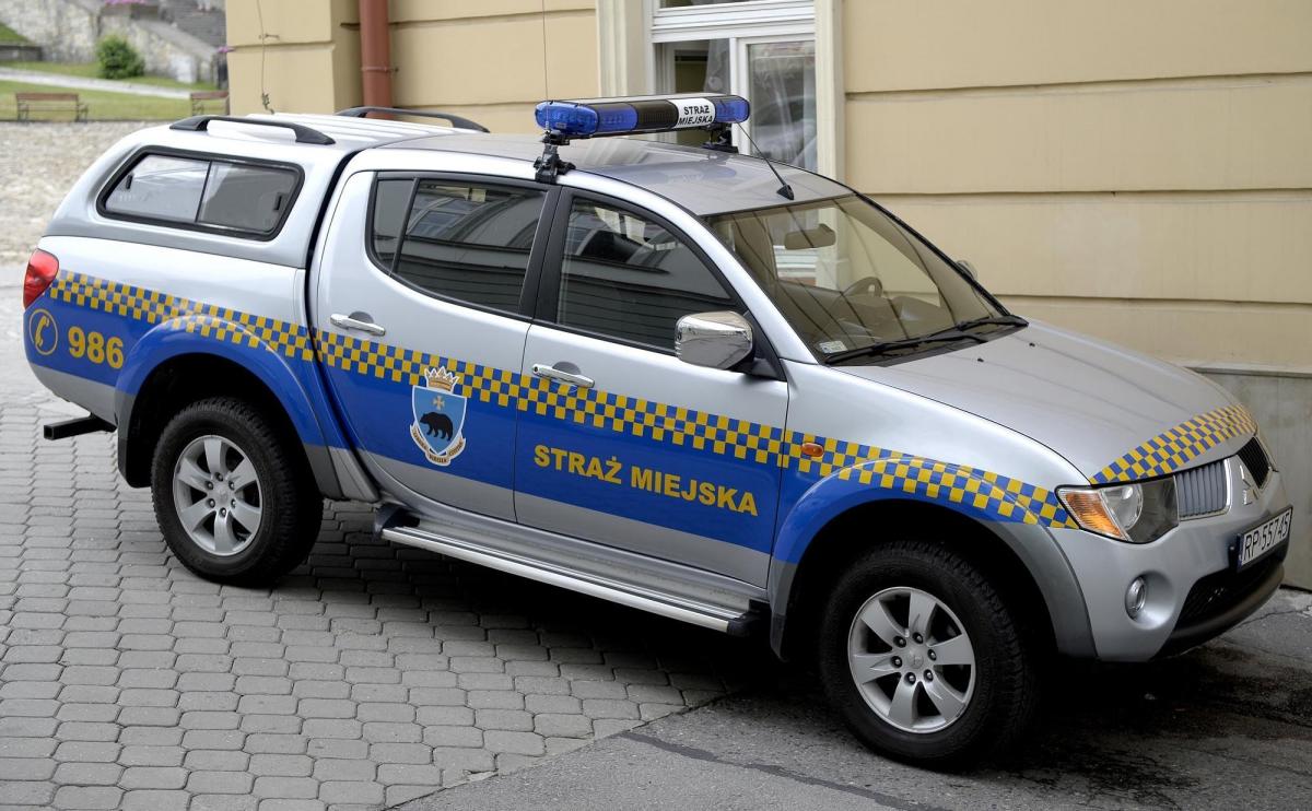 Takie terenowe mitsubishi przemyska straż miejska dostała w 2015 roku.<br/>fot.zbiory własne
