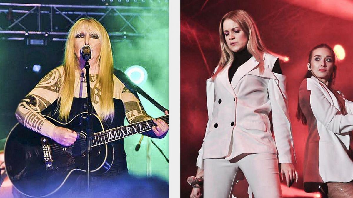 Niedzielne show skradła Dominika Gawęda z zespołu Blue Cafe.<br/>fot.CKiP Jarosław