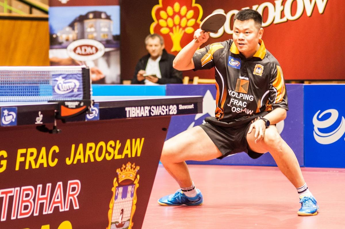Hou Yingchao legitymuje się niewiarygodnym wręcz bilansem w LOTTO Superlidze Tenisa Stołowego: 16 zwycięstw – 0 porażek!<br/>fot.Jarek Willy Foto