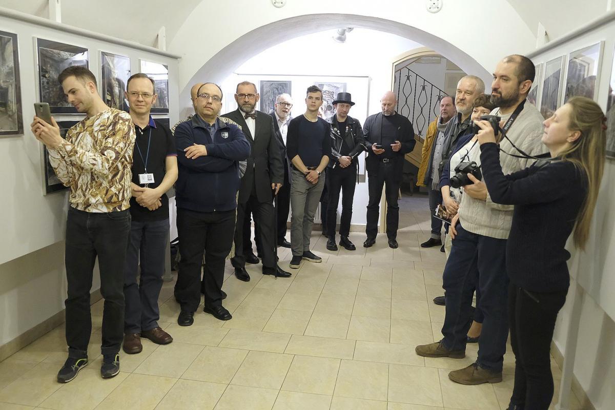 Wernisaż wystawy <i>199 metrów pod ziemią.</i><br/>fot.Jacek Szwic