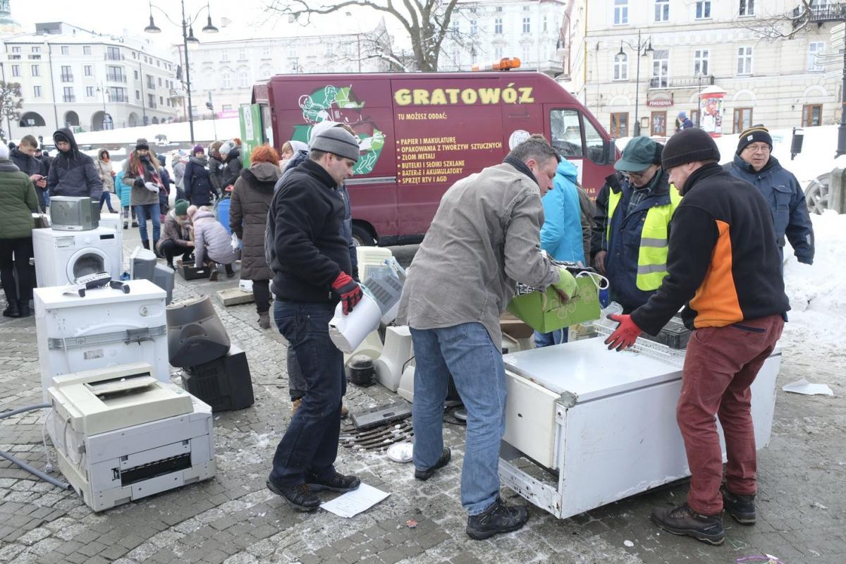 Elektrośmieci trafią do recyklingu.<br/>fot.Jacek Szwic