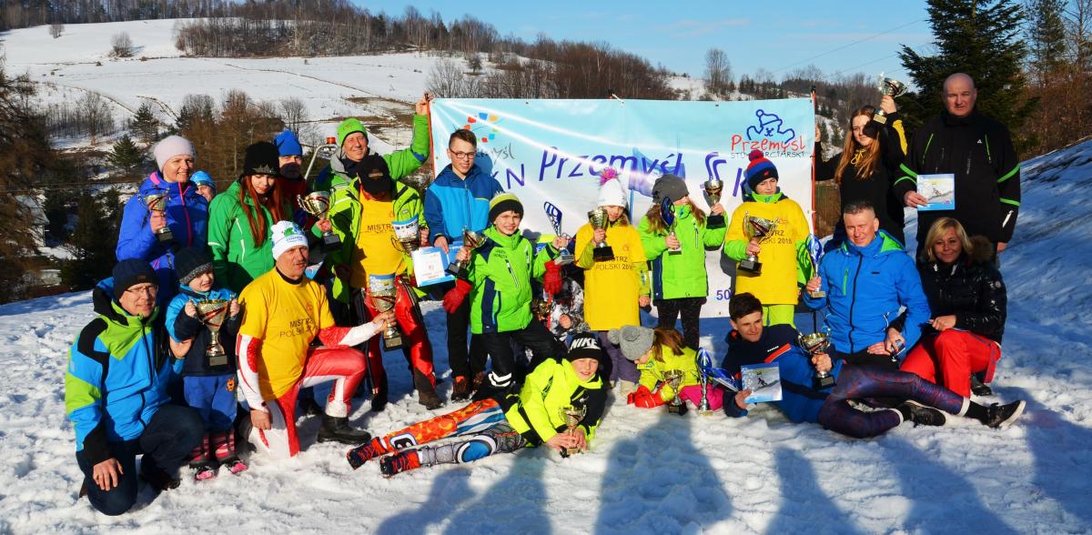 Reprezentacja Podkarpacia błysnęła na stoku w Krynicy Zdroju.<br/>fot.ze zbiorów własnych