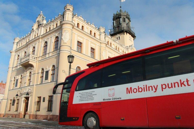 Mobilny punkt poboru krwi 6 marca zaparkuje na jarosławskim Rynku. <br/>fot.UM Jarosław