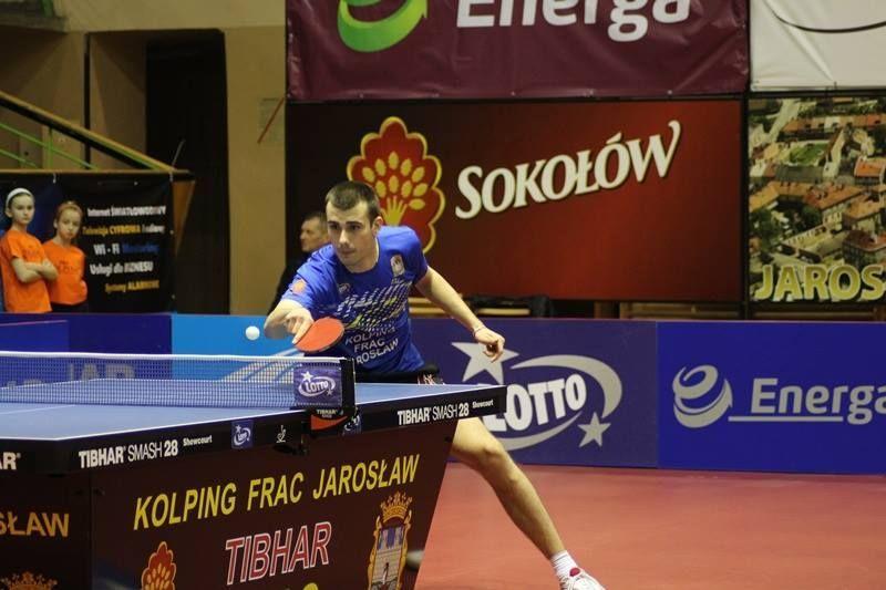 Młody Chorwat Tomislav Pučar pewnie pokonał niepokonanego do tej pory w LOTTO Superlidze Tenisa Stołowego Jaopńczyka Kentę Matsudairę.<br/>fot.Kacper Loc