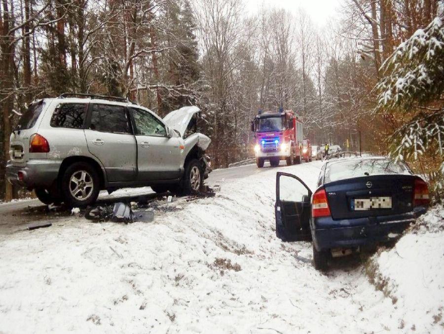 Na miejscu zdarzenia pracowali zarówno strażacy, jak i policjanci ze Stalowej Woli.<br/>fot.KPP Stalowa Wola