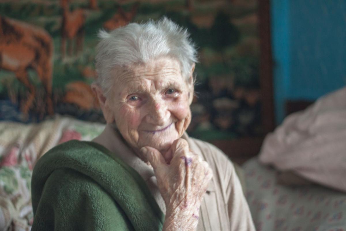 Paraskewija Pawliszak, dla znajomych Franciszka, w połowie stycznia skończyła 105 lat.<br/>fot.Bartłomiej Pacek