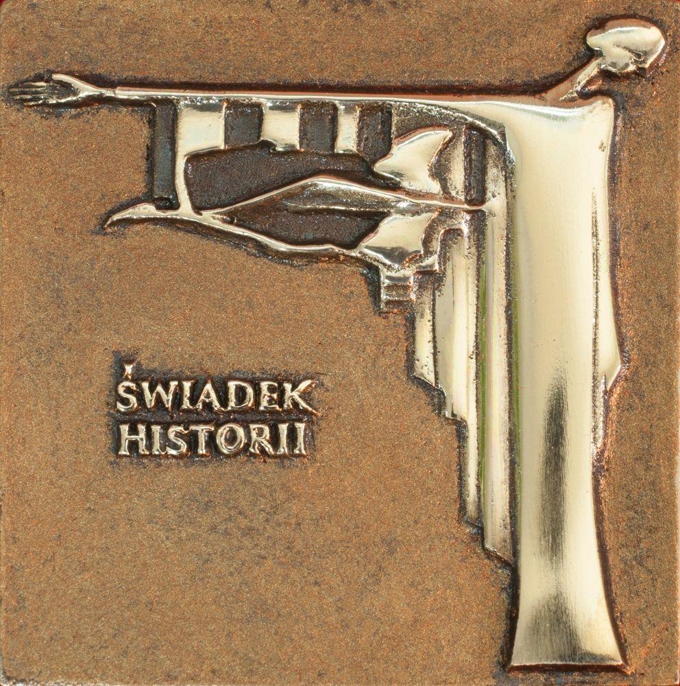 Awers nagrody honorowej IPN „Świadek Historii”.