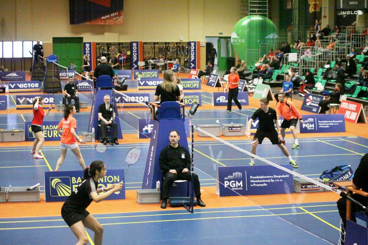 Przez cztery dni w hali Przemyskiego Ośrodka Sportu i Rekreacji królował badminton.<br/>fot.Kamil Krukiewicz