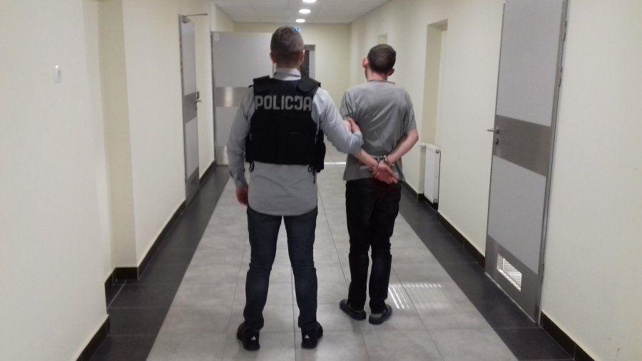 31-latek ponownie wpadł w ręce policji.<br/>fot.KMP Przemyśl