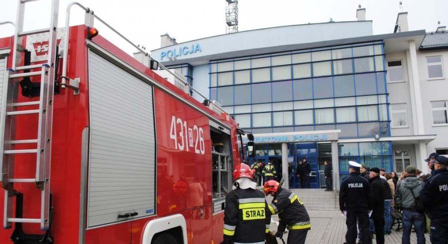 Na miejsce akcji przybyło 10 strażaków z JRG KP PSP w Jarosławiu.<br/>fot.KPP Jarosław